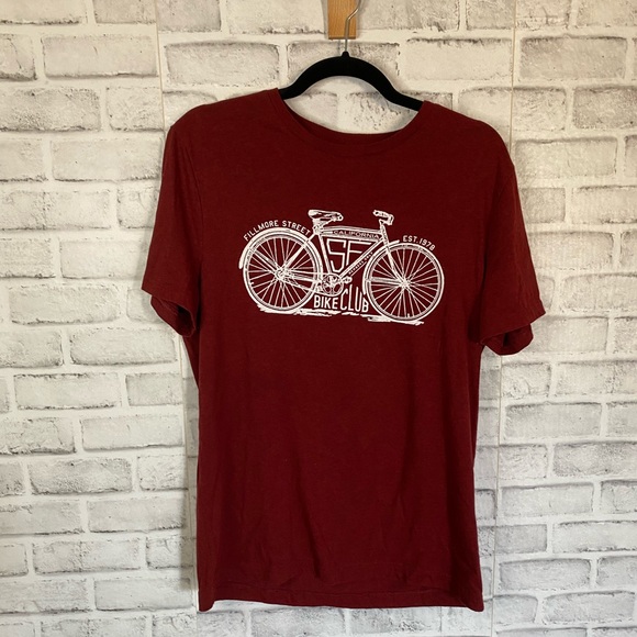 Banana Republic Maroon Bike Club Tee